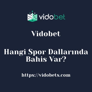 Vidobet Hangi Spor Dallarında Bahis Var?