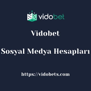 Vidobet Sosyal Medya Hesapları